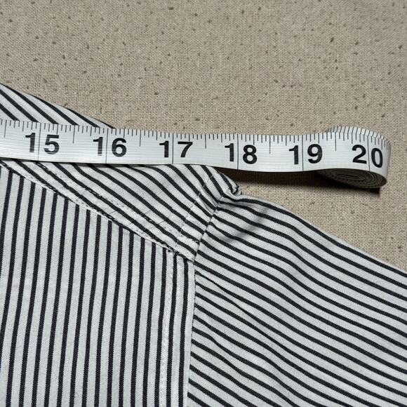 Stussy Shirt Mens Large Striped Button Up Pocket Made USA 90s Skater Streetwear - Picture 9 of 10